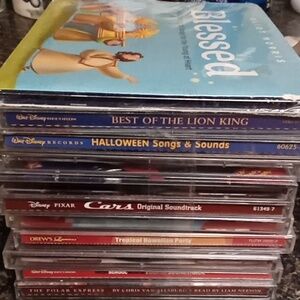 Set Of 12 CDs-  Disney/Kidz Bop/Party
